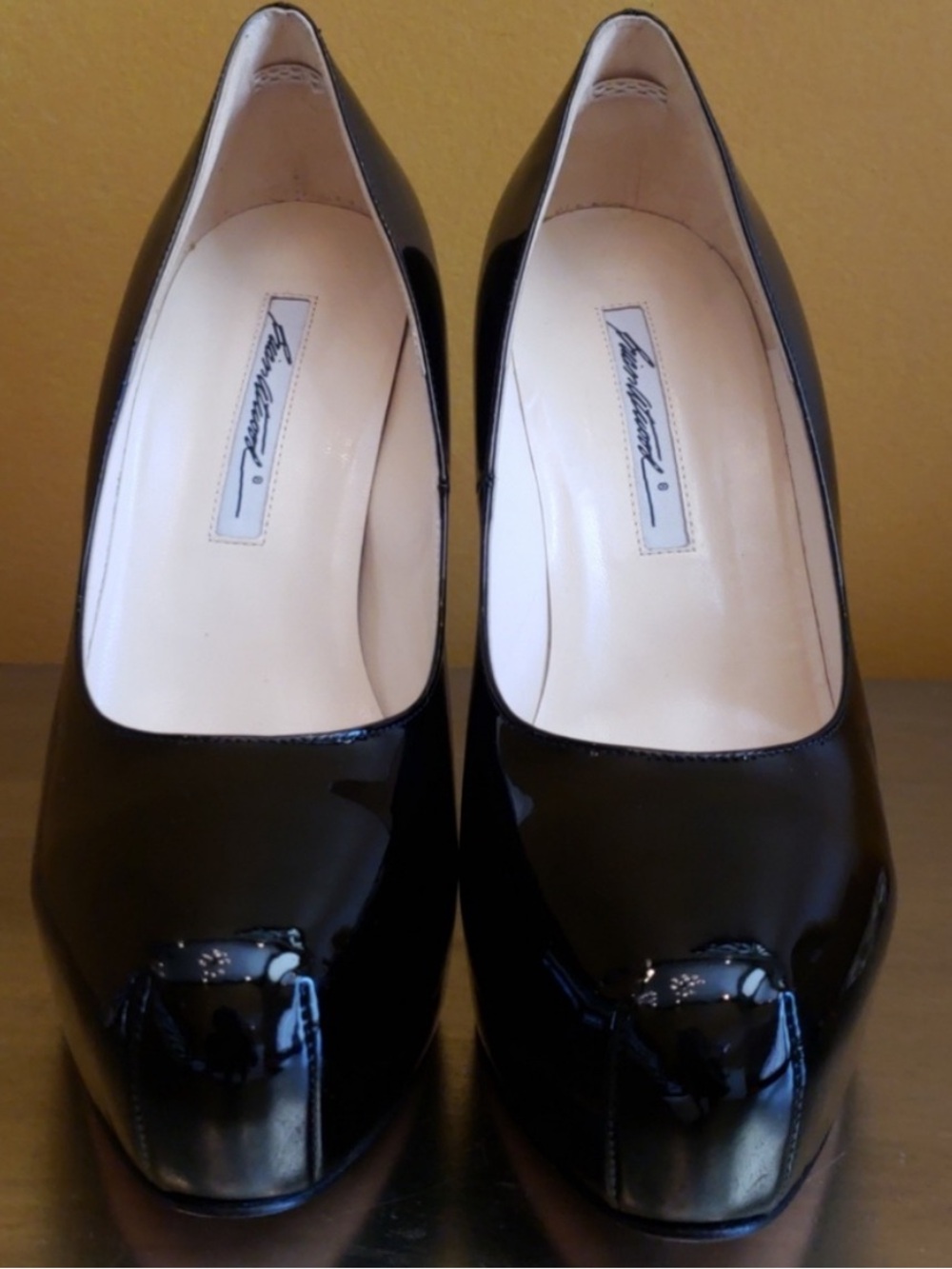 Brian Atwood Black hidden platform Pumps